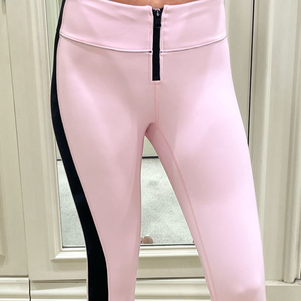 Solid and striped sport legging